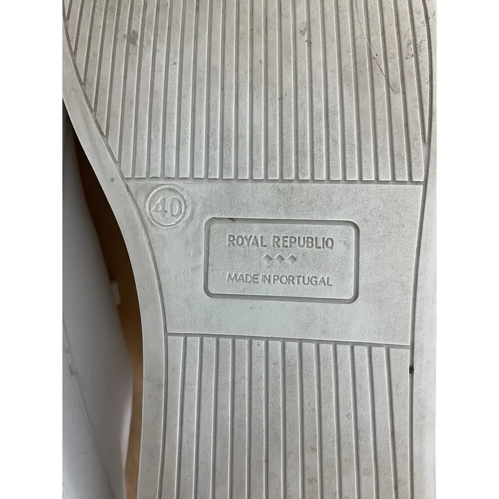 Royal Republiq Doric Bound While 100% Leather Sneakers Size 40/US‎ 10